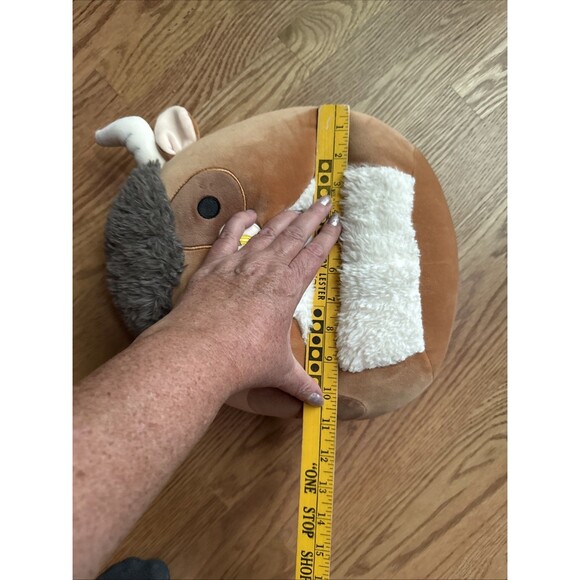 Shep The Highland Cow Squishmallows 13” Brown Spotted Bull Ring Plush 2023 - Picture 8 of 8